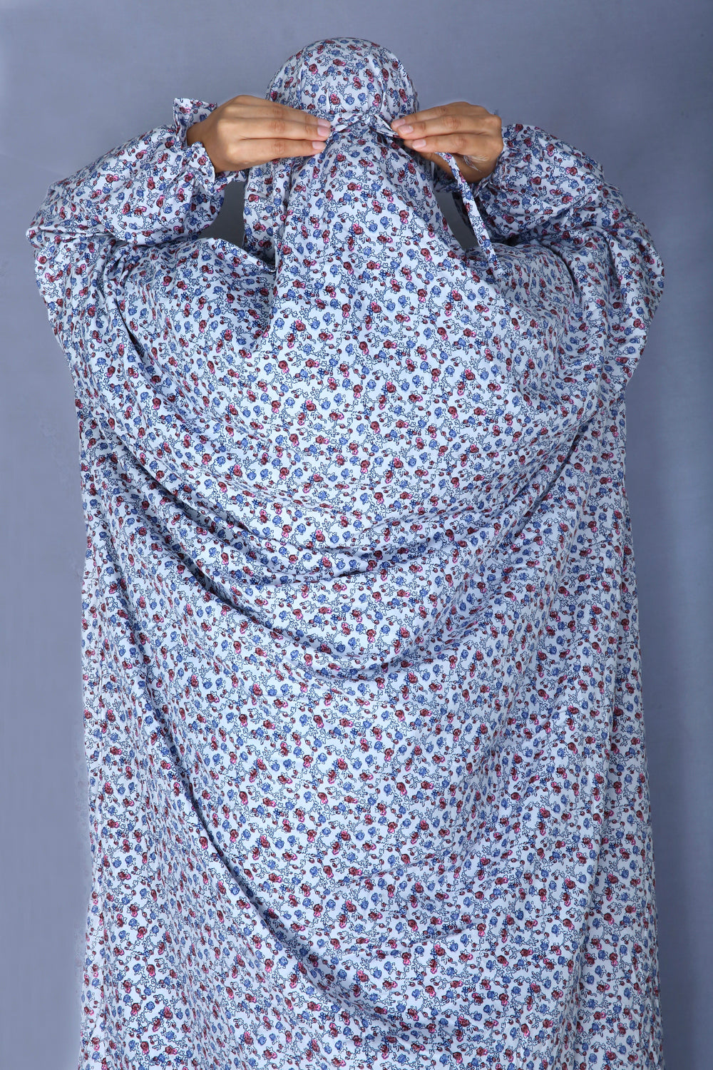 Crepe Prayer Dress / Salah Dress / Prayer Abaya(Color Print)