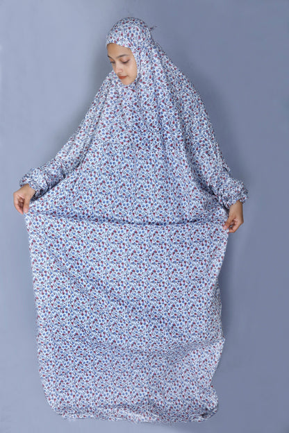 Crepe Prayer Dress / Salah Dress / Prayer Abaya(Color Print)