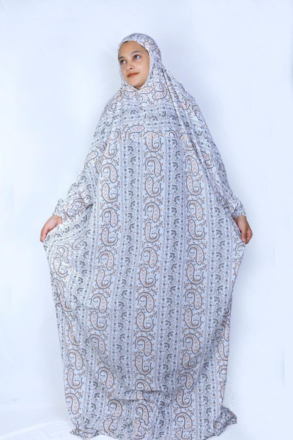 Rayon Prayer Dress / Salah Dress / Prayer Abaya (Color Print)