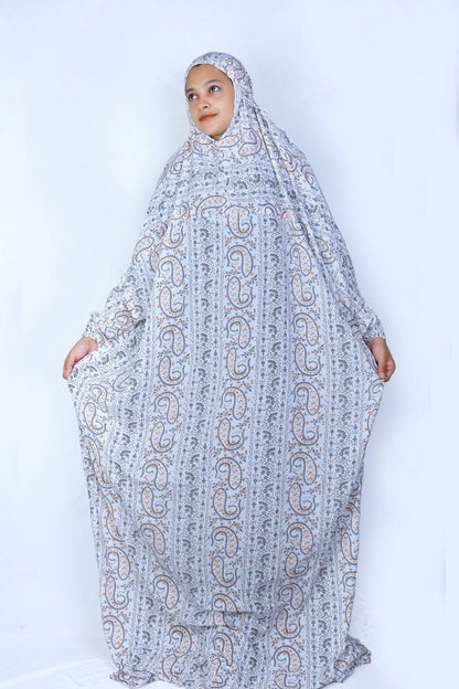 Rayon Prayer Dress / Salah Dress / Prayer Abaya (Color Print)