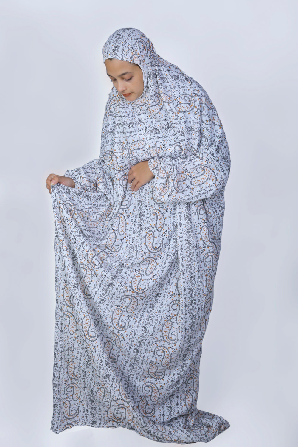 Rayon Prayer Dress / Salah Dress / Prayer Abaya (Color Print)