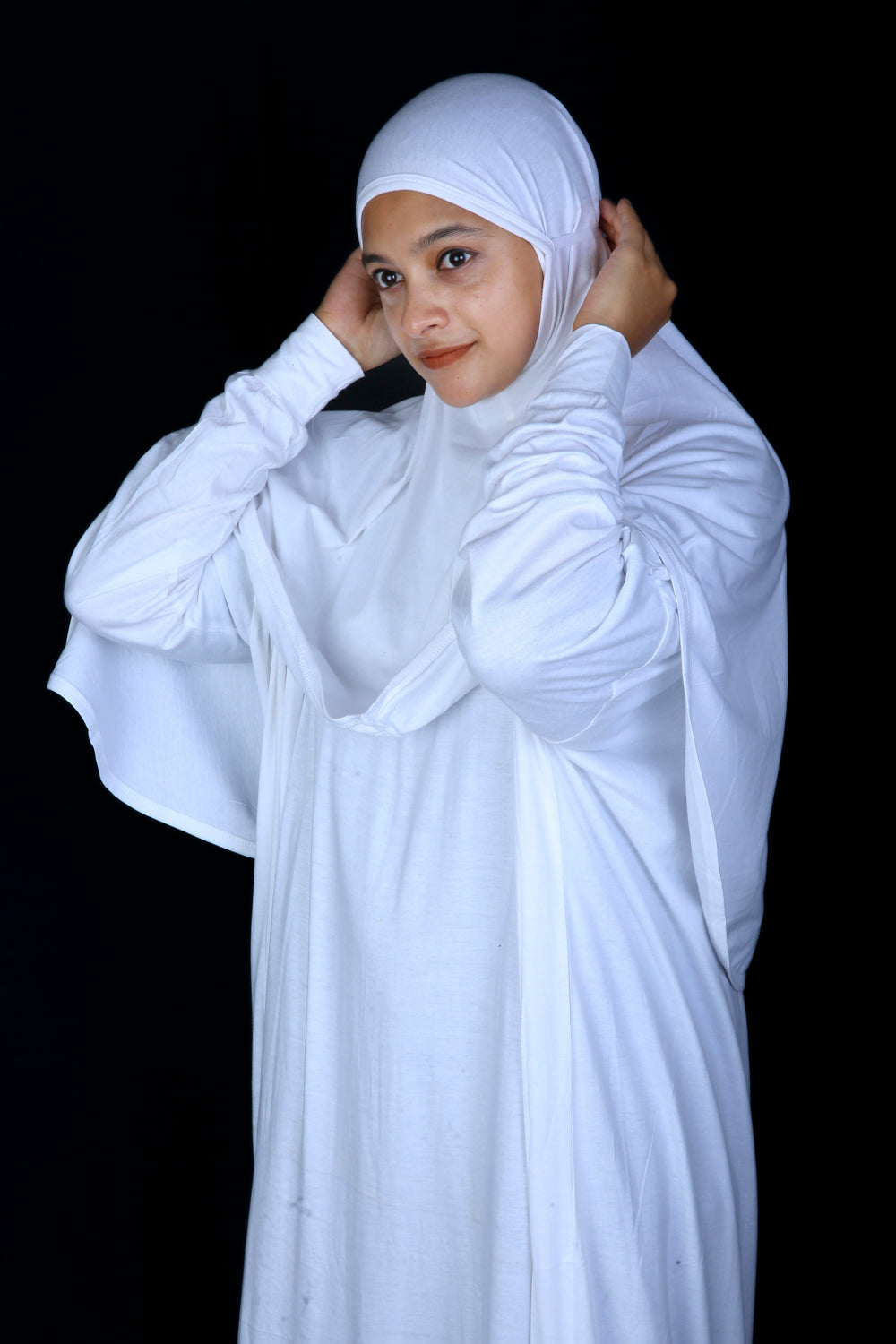 Cotton Prayer Dress / Salah Dress / Prayer Abaya – Made from Baby Cloth (100% Organic Cotton)