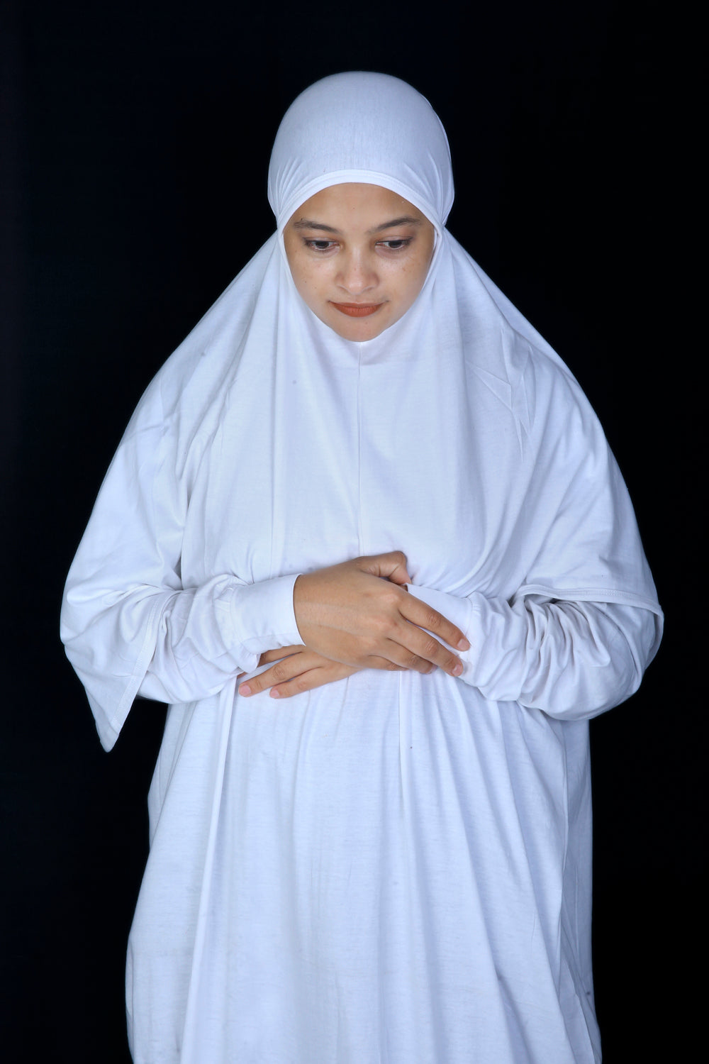 Cotton Prayer Dress / Salah Dress / Prayer Abaya – Made from Baby Cloth (100% Organic Cotton)