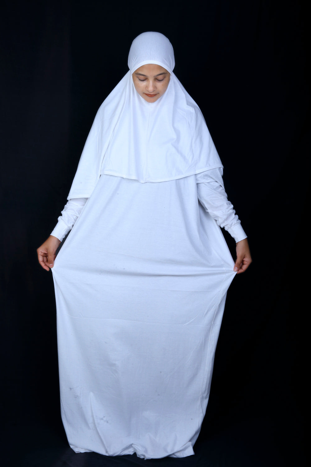 Cotton Prayer Dress / Salah Dress / Prayer Abaya – Made from Baby Cloth (100% Organic Cotton)