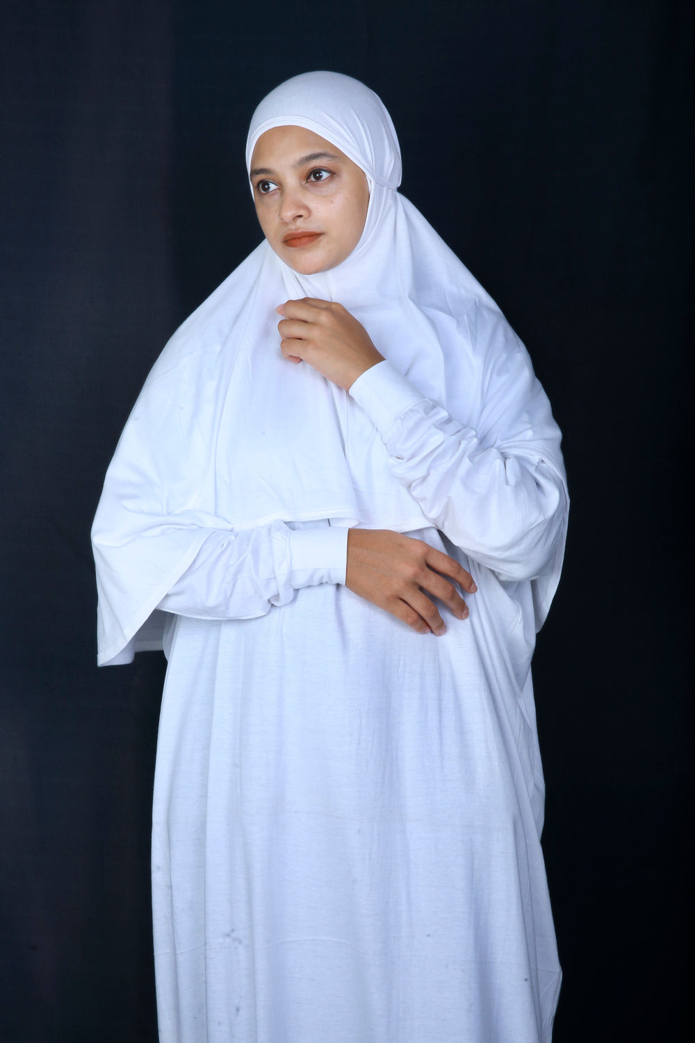 Cotton Prayer Dress / Salah Dress / Prayer Abaya – Made from Baby Cloth (100% Organic Cotton)
