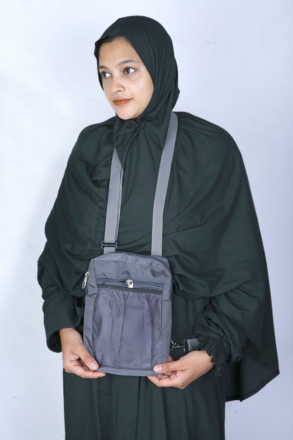 Neck Bag with Dangle-Free Hip Strap (for men & women)