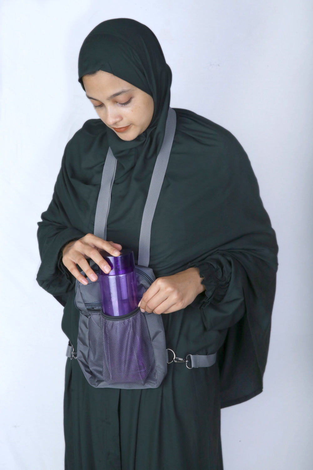 Neck Bag with Dangle-Free Hip Strap (for men & women)