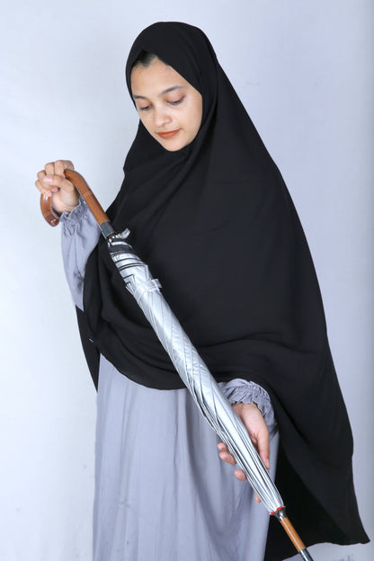 Hajj Umbrella (Sliver Colour) with Sun and Rain Protection