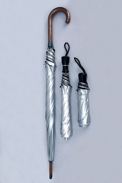 Hajj Umbrella (Sliver Colour) with Sun and Rain Protection