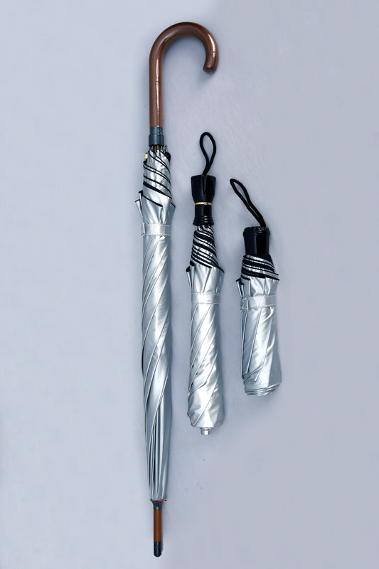 Hajj Umbrella (Sliver Colour) with Sun and Rain Protection