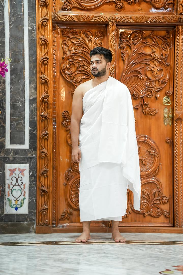 Imported Ihram Cloth (Polyester-Cotton Blend)