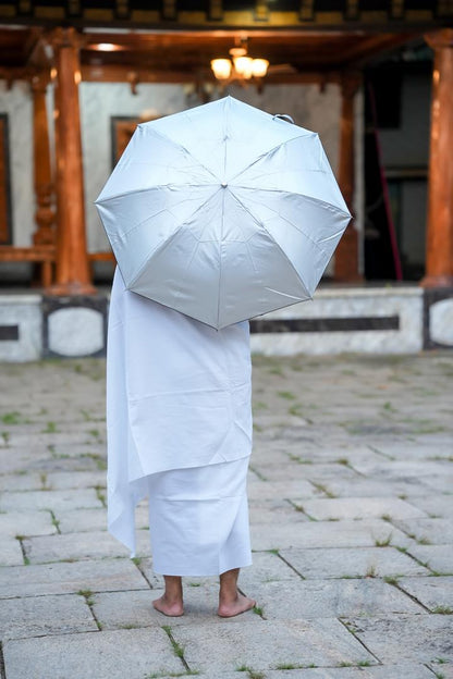 Hajj Umbrella (Sliver Colour) with Sun and Rain Protection