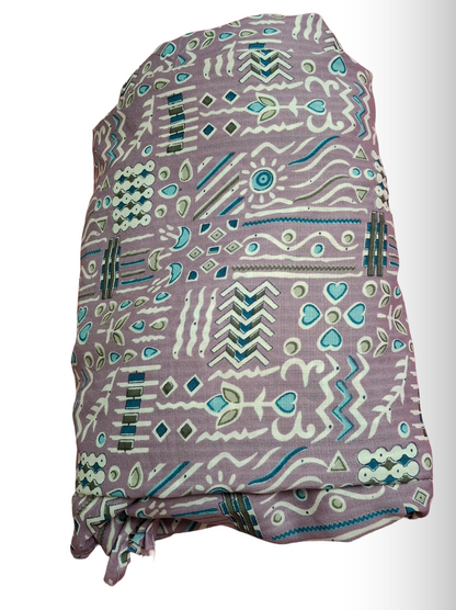 Crepe Prayer Dress / Salah Dress / Prayer Abaya(Color Print)